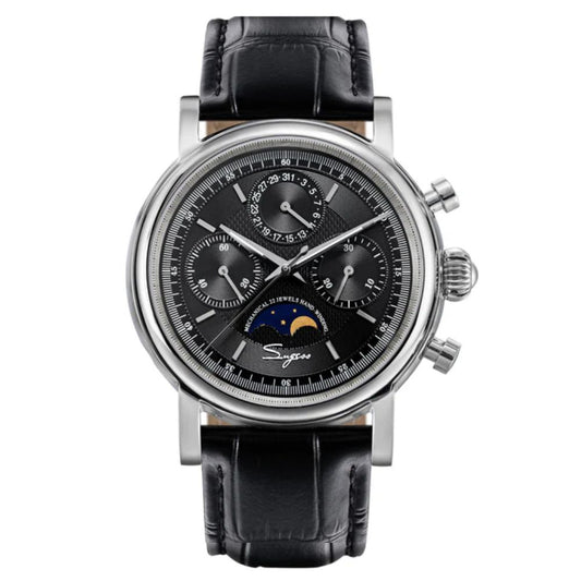 Sugess Chrono Master Moon Black