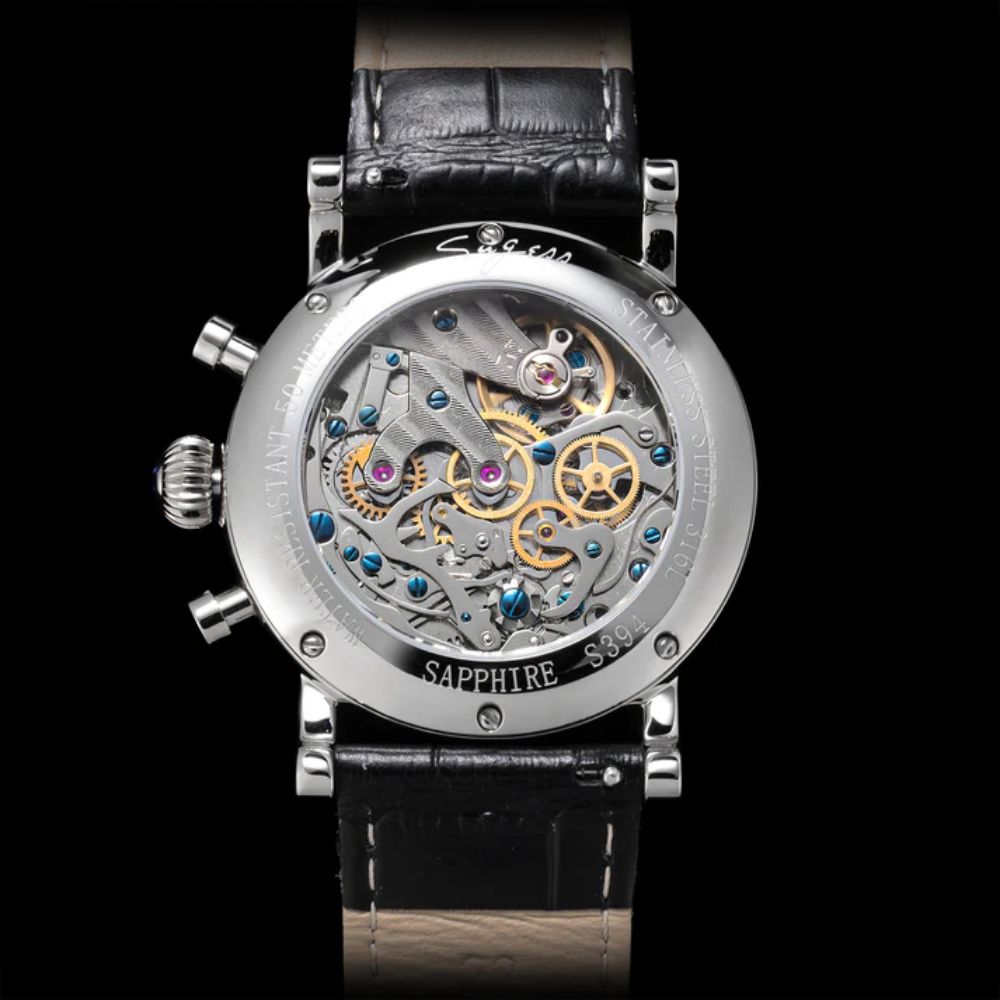 Sugess Chrono Master Moon Black
