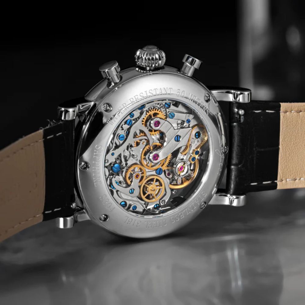 Sugess Chrono Master Moon Black