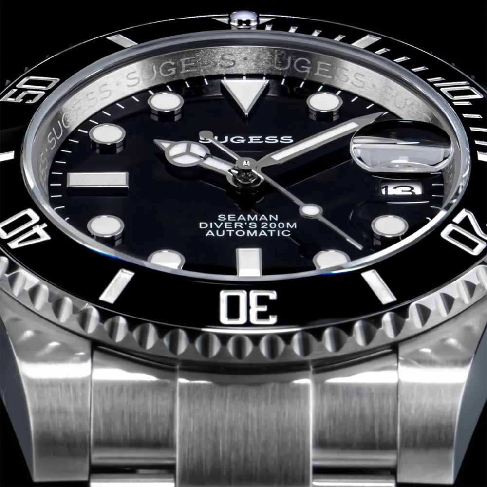 Sugess Chrono Ocean Black | Compre Agora