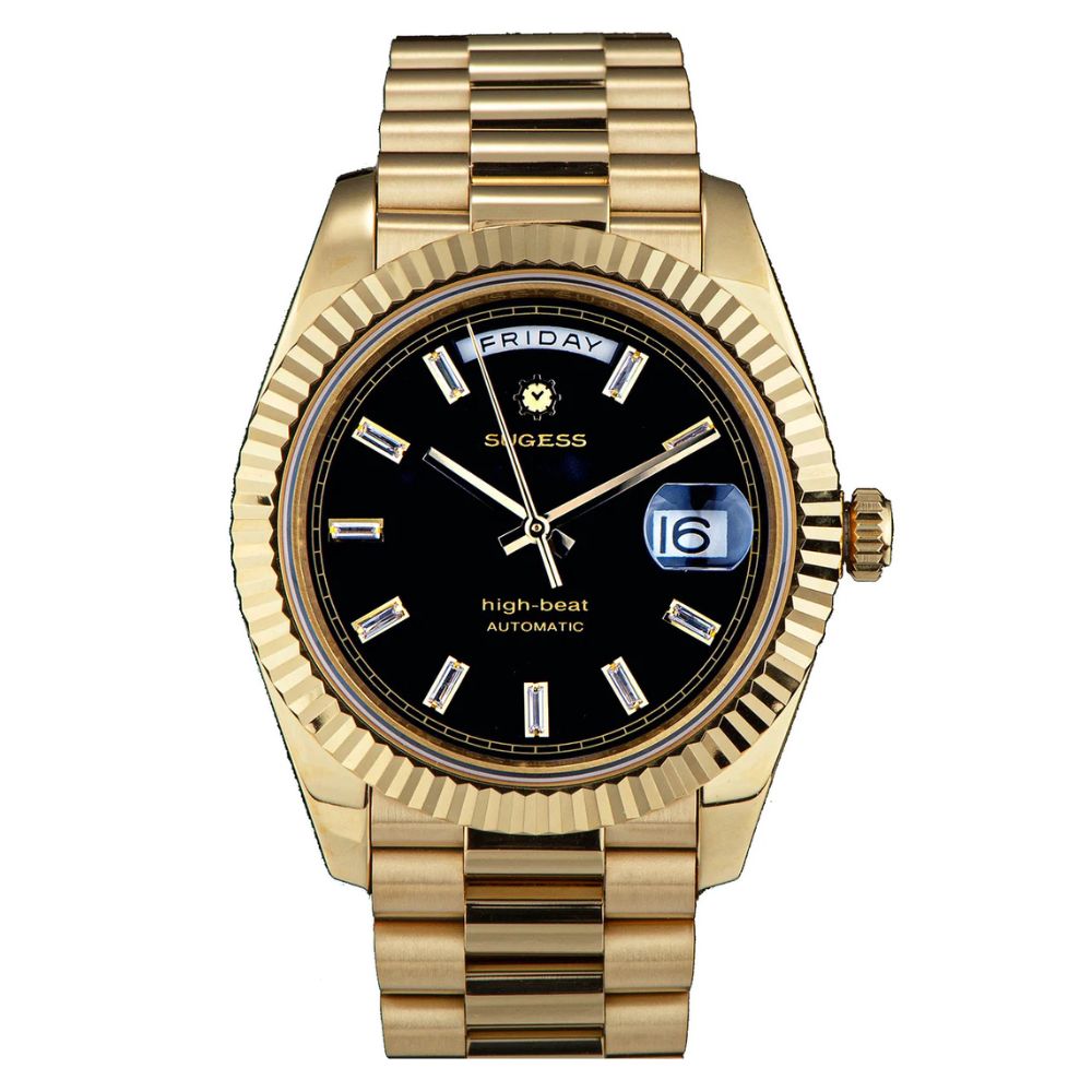 Sugess Chrono President Gold