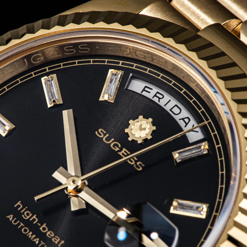 Sugess Chrono President Gold