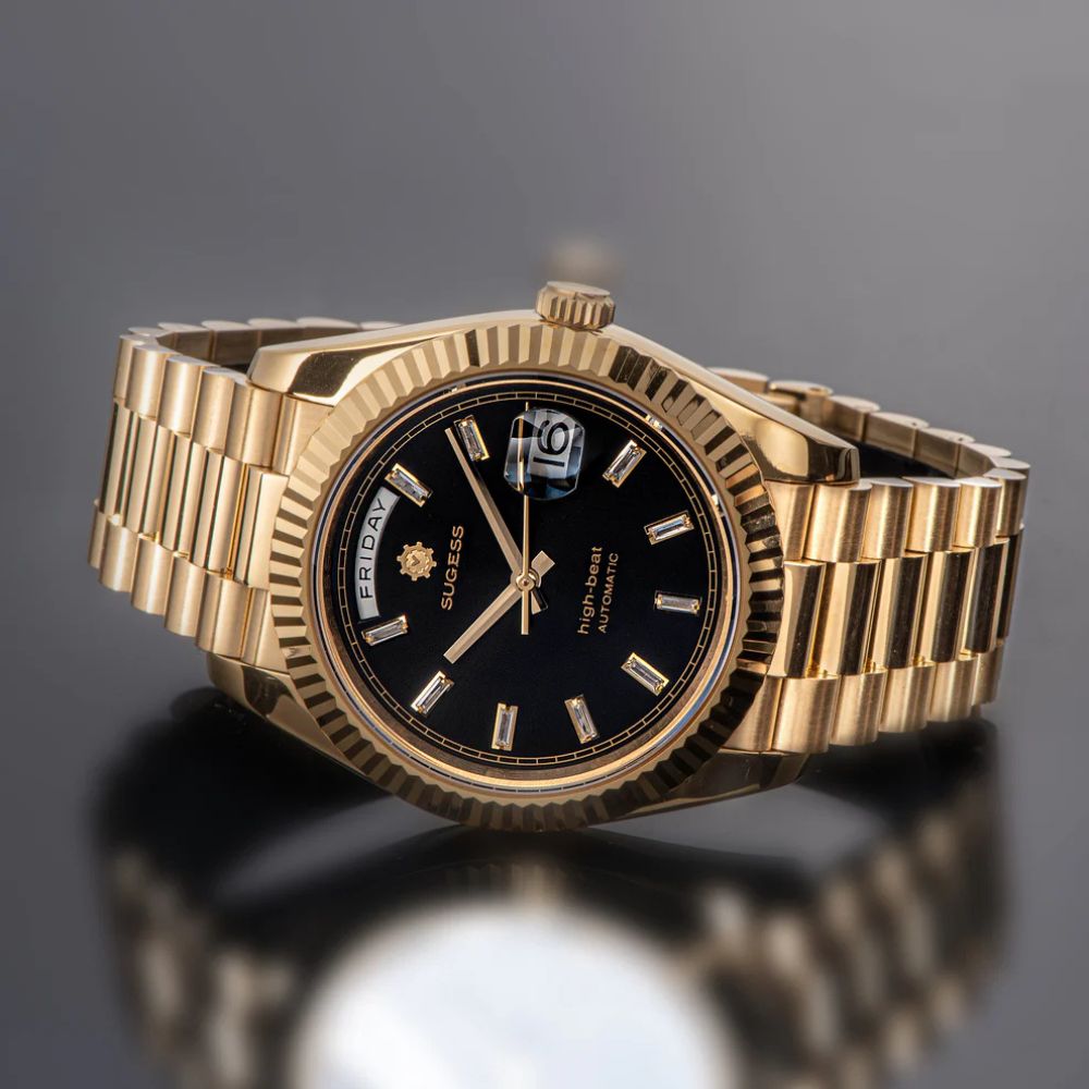 Sugess Chrono President Gold