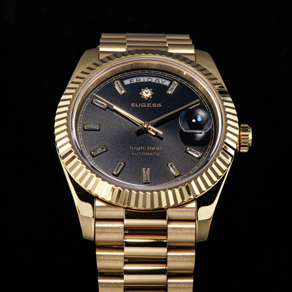 Sugess Chrono President Gold