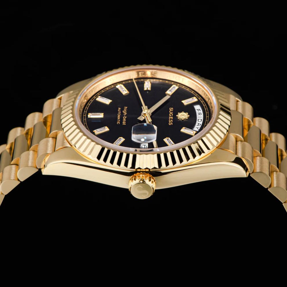 Sugess Chrono President Gold