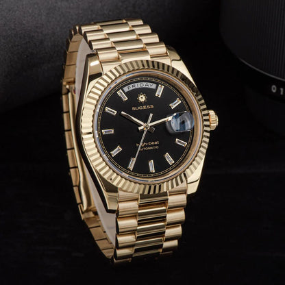 Sugess Chrono President Gold