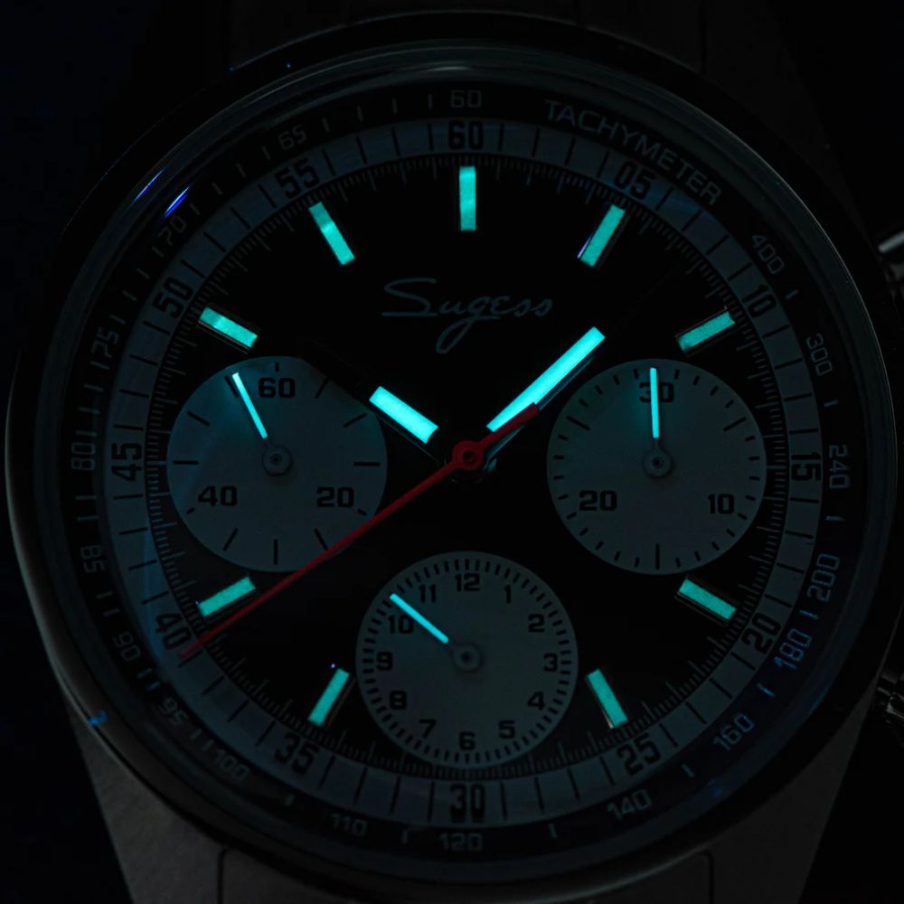 Sugess Chrono Stainless Bezel